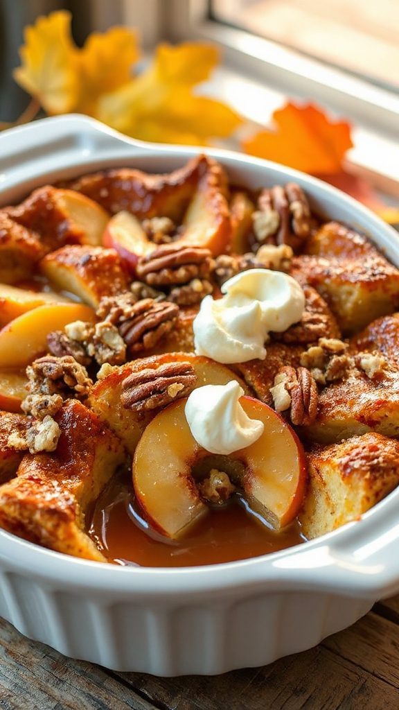 comforting baked apple casserole
