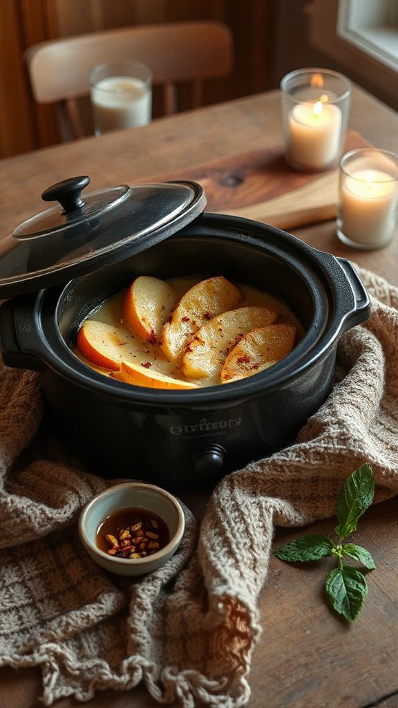 comforting slow cooker dessert