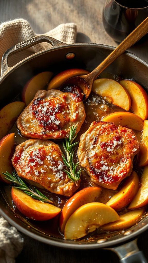comforting smoky apple pork