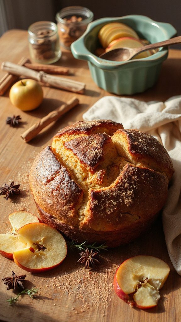 cozy apple spice bread
