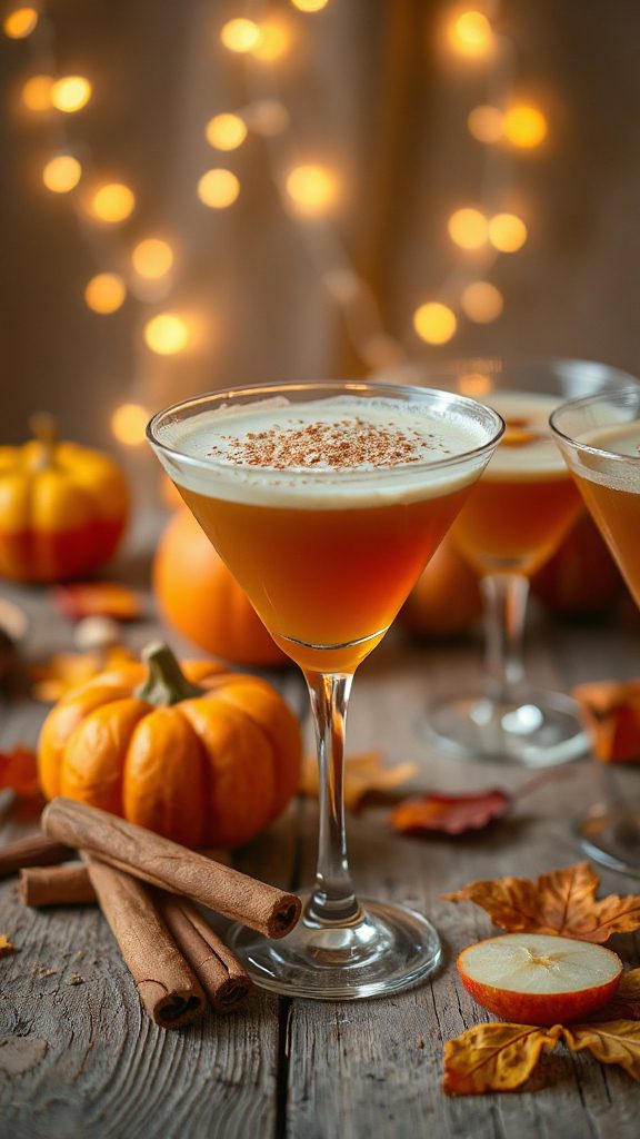 cozy autumn pumpkin cocktail