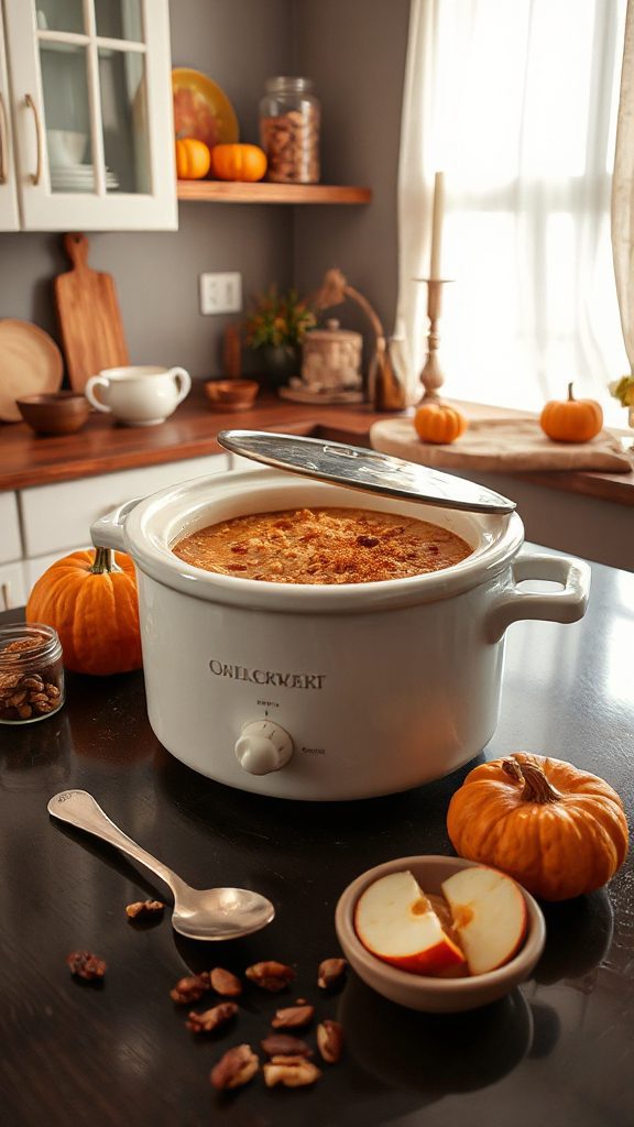 cozy autumn pumpkin oatmeal