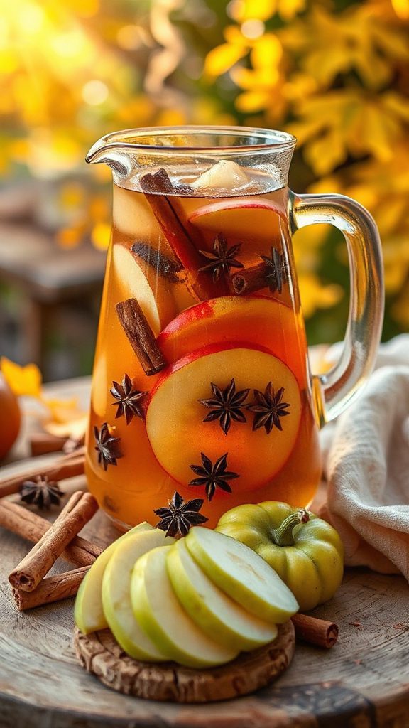 cozy spiced apple cider