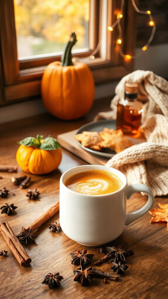 cozy spiked pumpkin chai