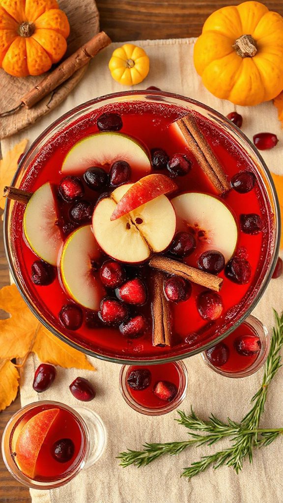 cranberry apple cider punch