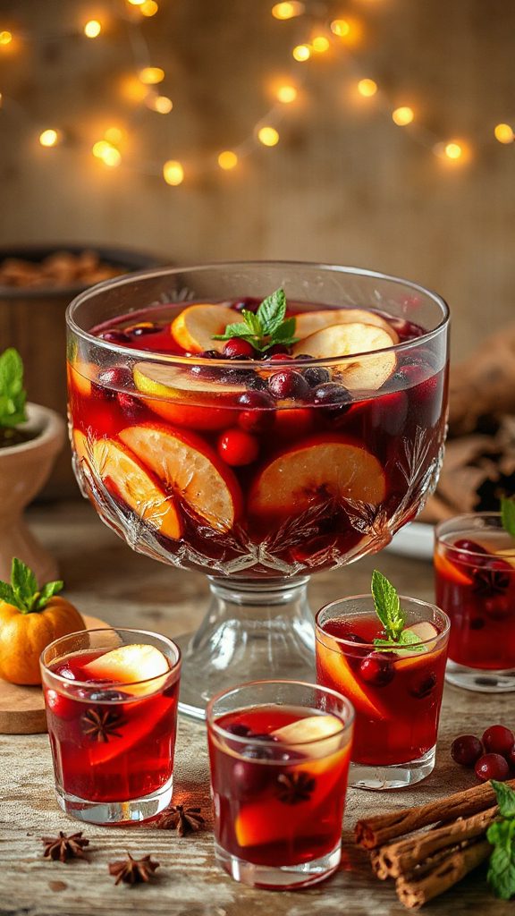 cranberry apple cider punch