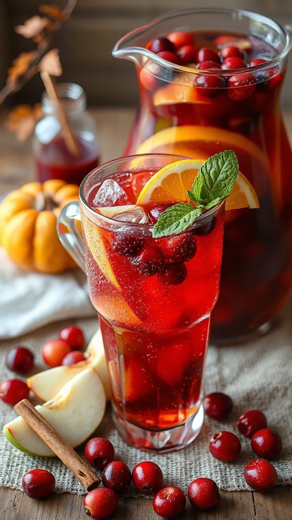 cranberry apple cider sangria