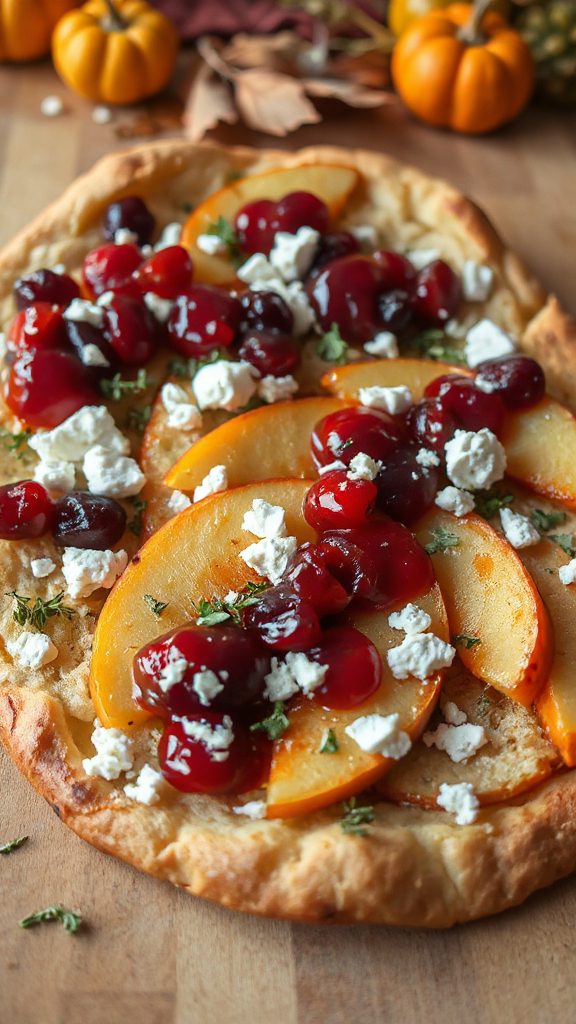 cranberry apple flatbread recipe