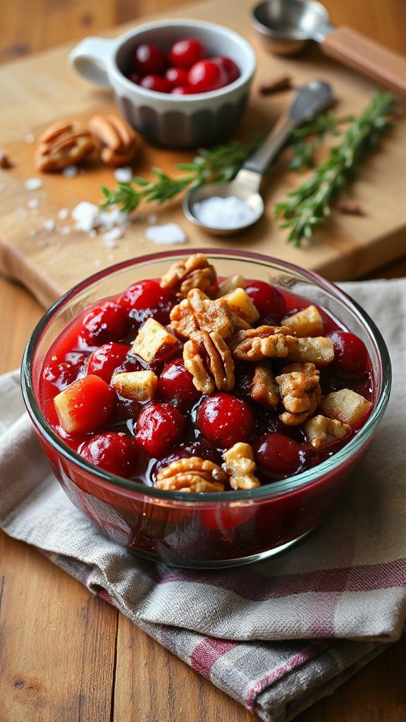 cranberry apple nut sauce