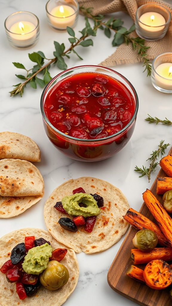 cranberry sauce with orange zest