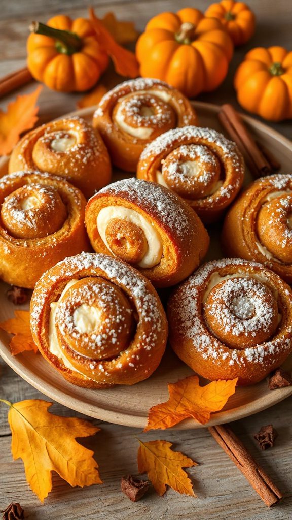 cream cheese pumpkin roll