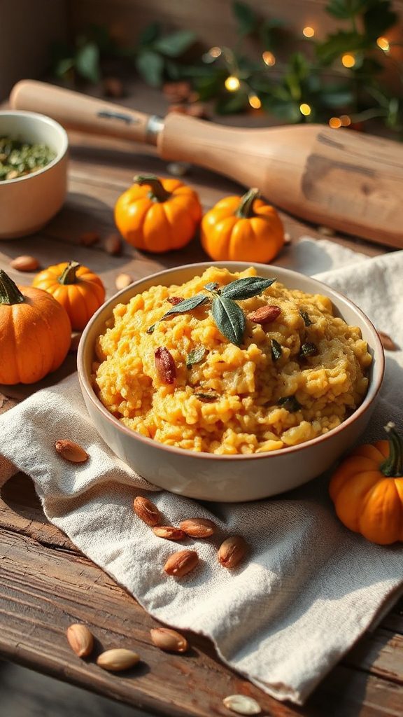 creamy autumn risotto dish