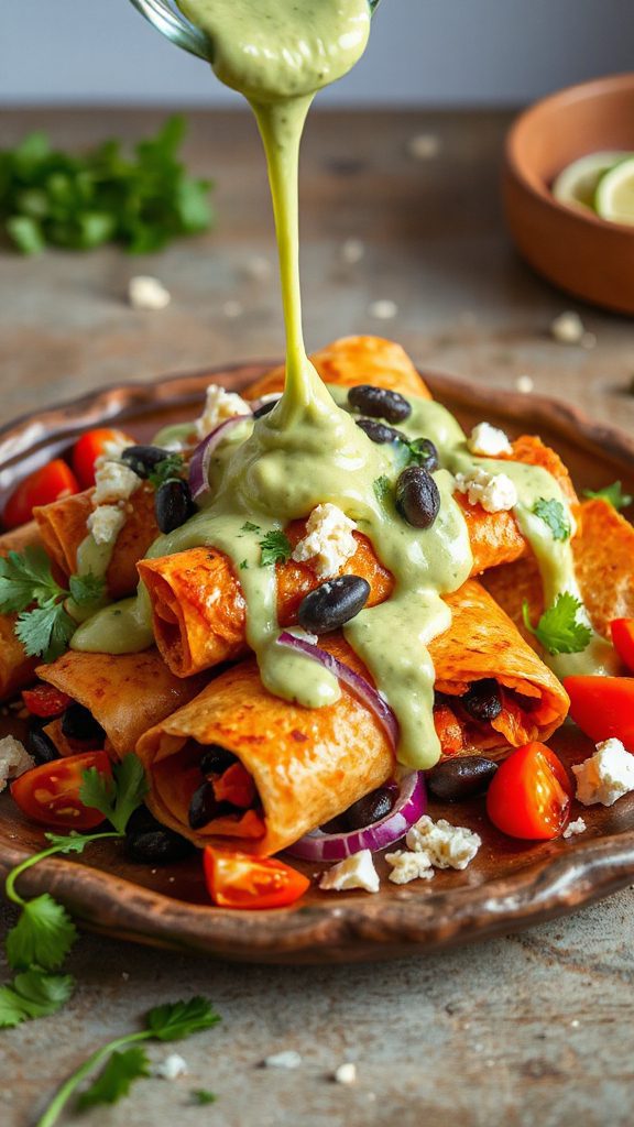 creamy avocado cilantro sauce