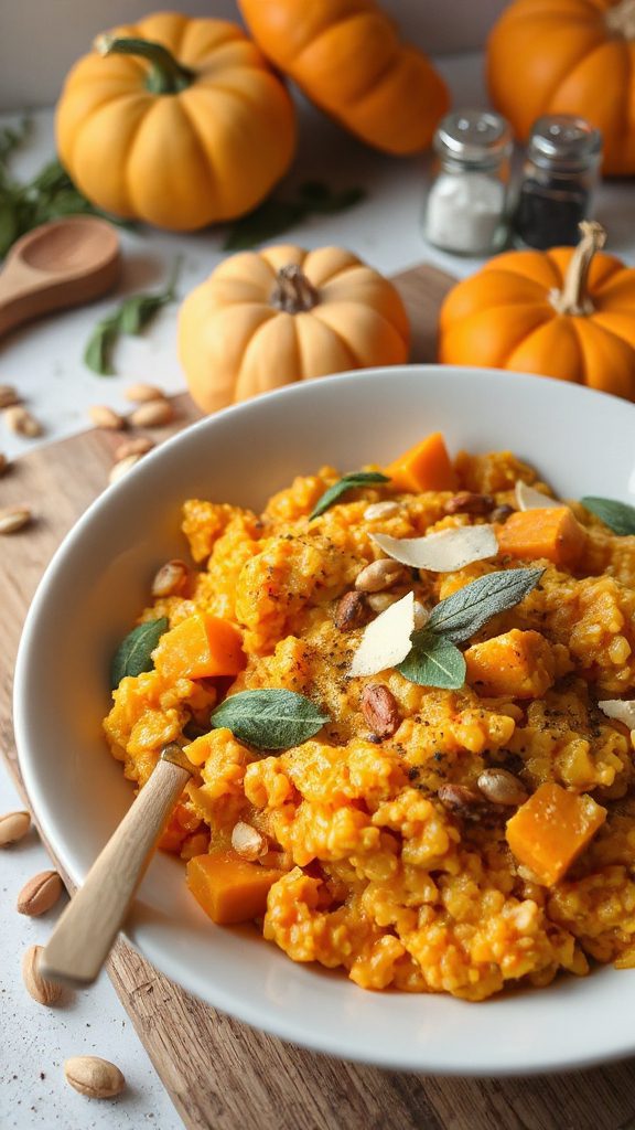 creamy butternut pumpkin risotto