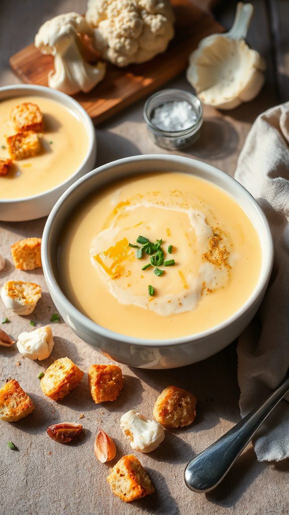 creamy cheesy comforting soup