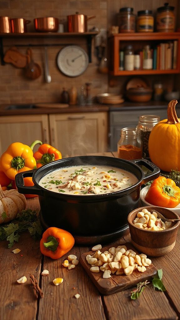 creamy chicken white chili