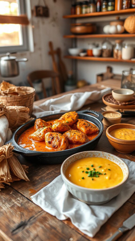 creamy chipotle chicken casserole