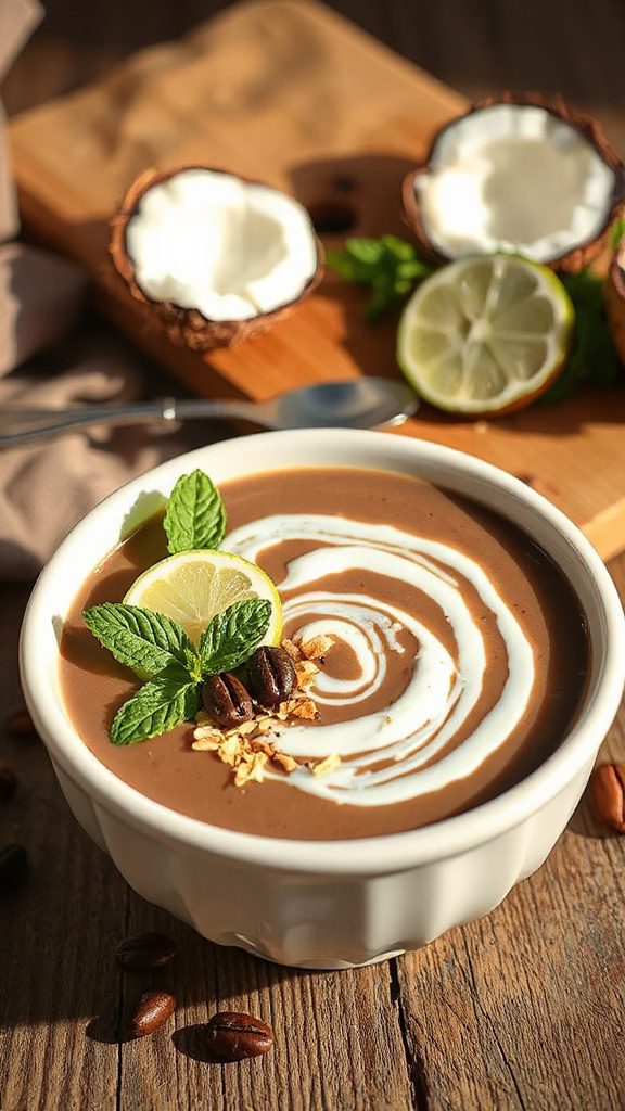 creamy coconut coffee delight