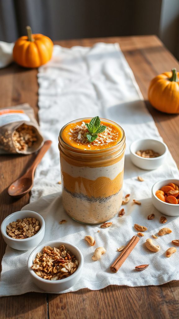 creamy coconut pumpkin dessert