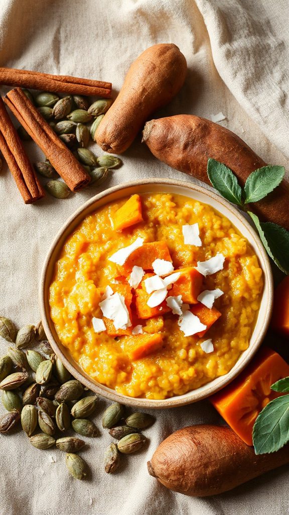 creamy coconut pumpkin risotto