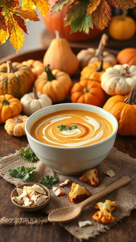 creamy curry cauliflower soup