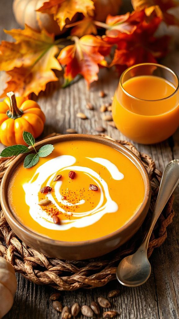 creamy dairy free pumpkin soup