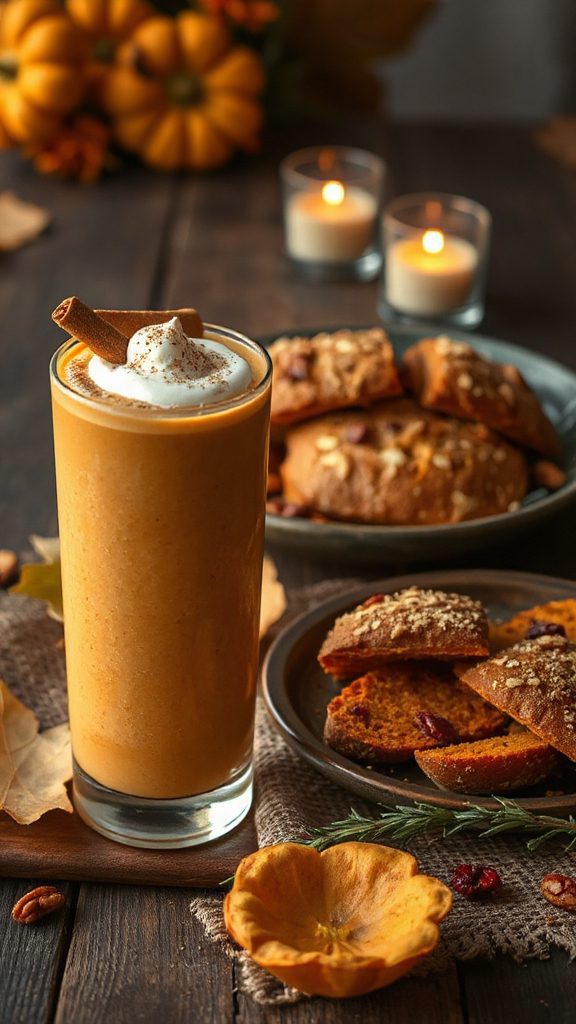creamy fall flavored smoothie recipe