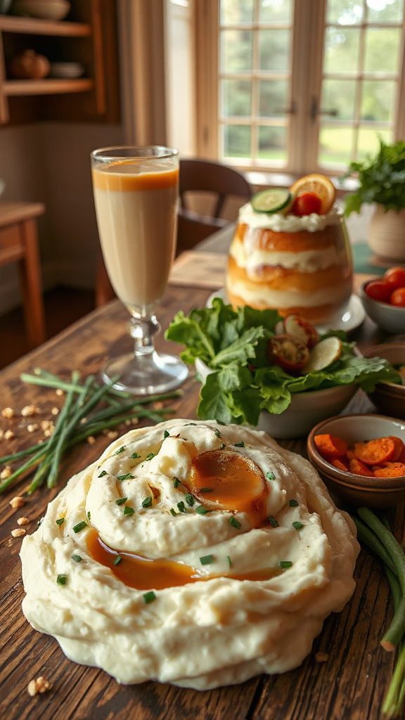 creamy garlic mashed potatoes