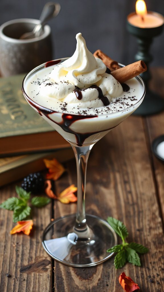 creamy halloween cocktail delight