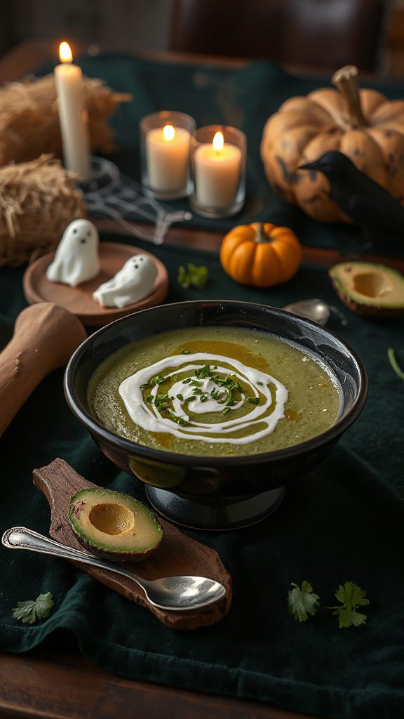 creamy keto avocado soup