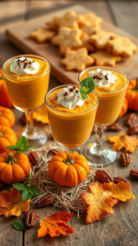 creamy no bake pumpkin mousse