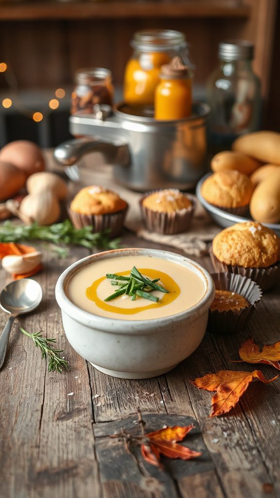 creamy potato leek soup