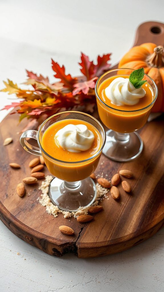 creamy pumpkin almond shake