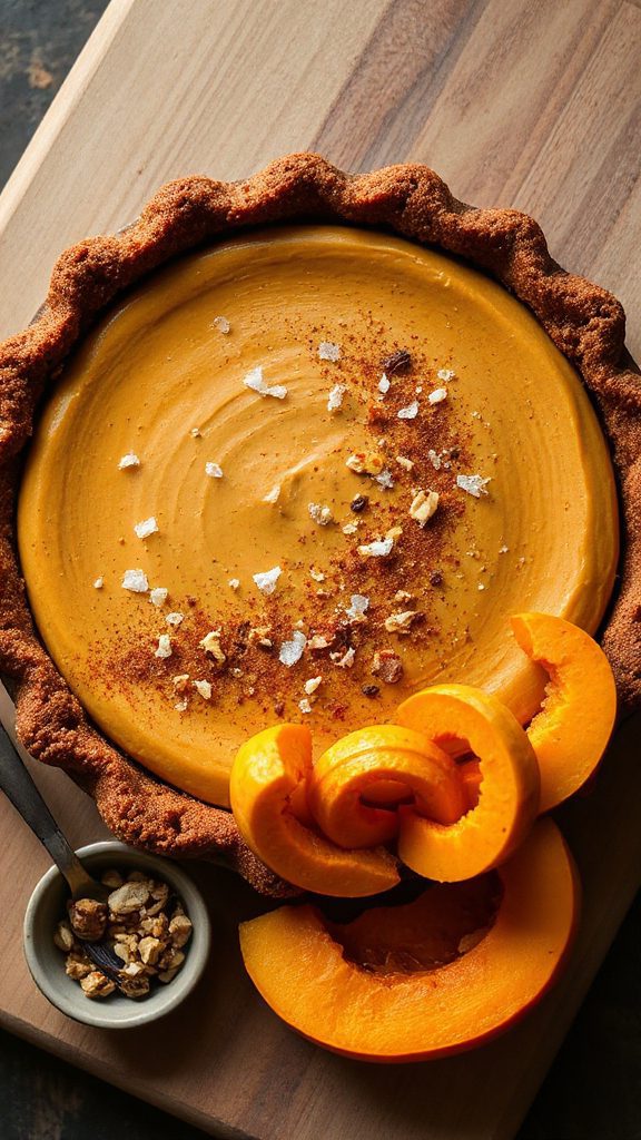 creamy pumpkin black bean cheesecake