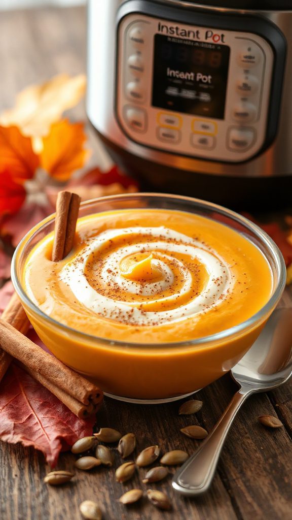 creamy pumpkin cardamom pudding