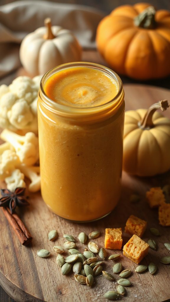 creamy pumpkin cauliflower smoothie recipe