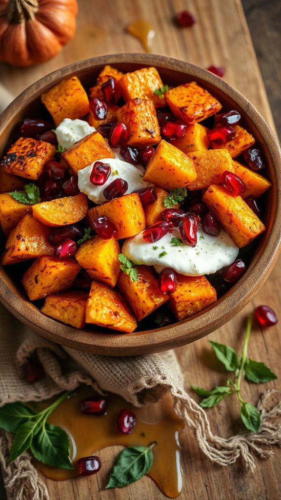 creamy pumpkin cheese salad