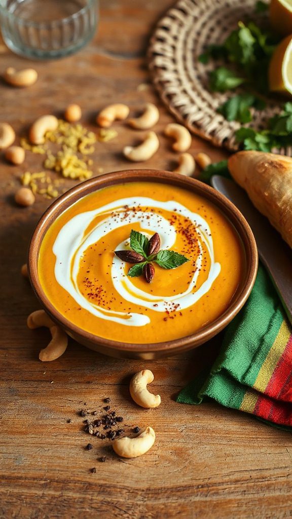 creamy pumpkin chickpea curry