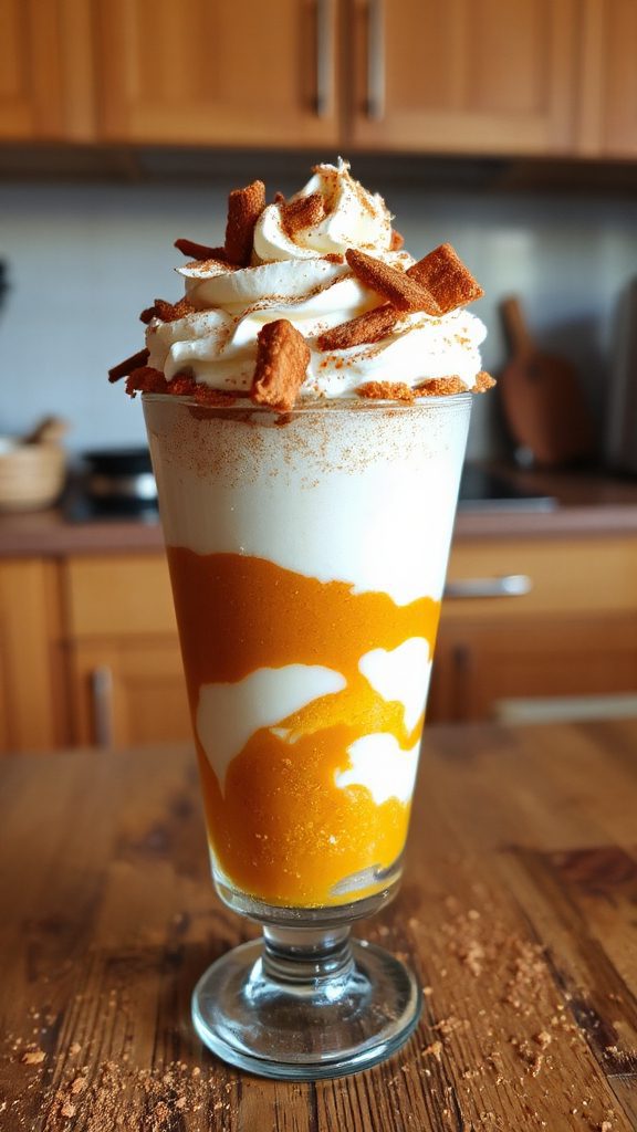 creamy pumpkin coconut parfait
