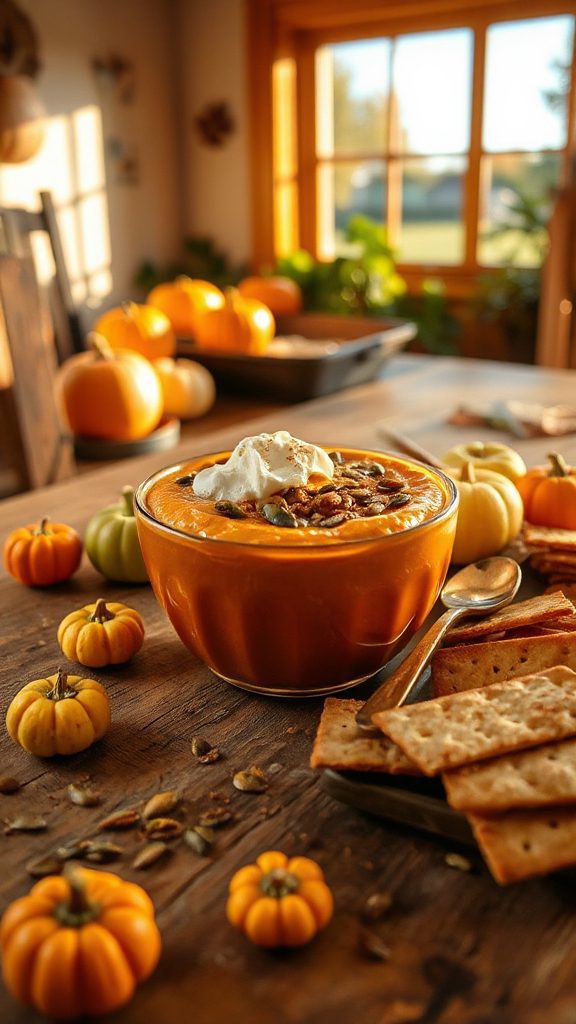 creamy pumpkin dip delight