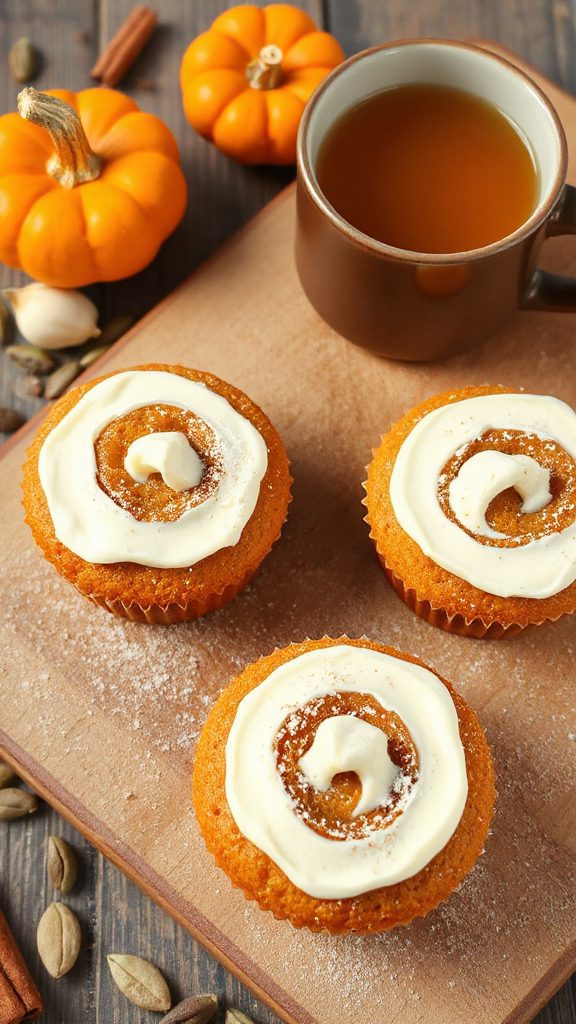 creamy pumpkin muffin delight