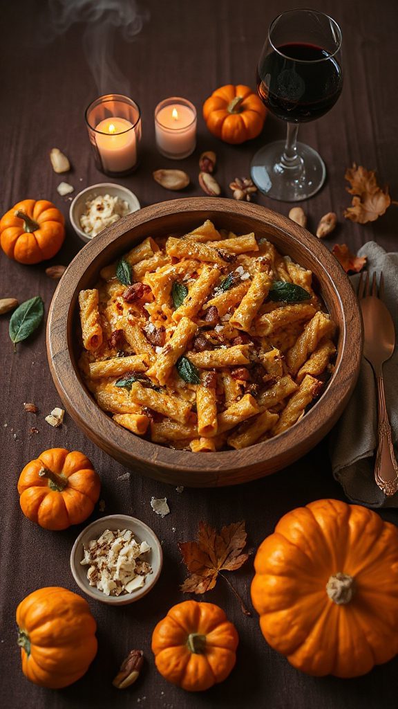 creamy pumpkin pasta risotto