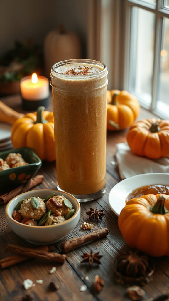 creamy pumpkin pie smoothie