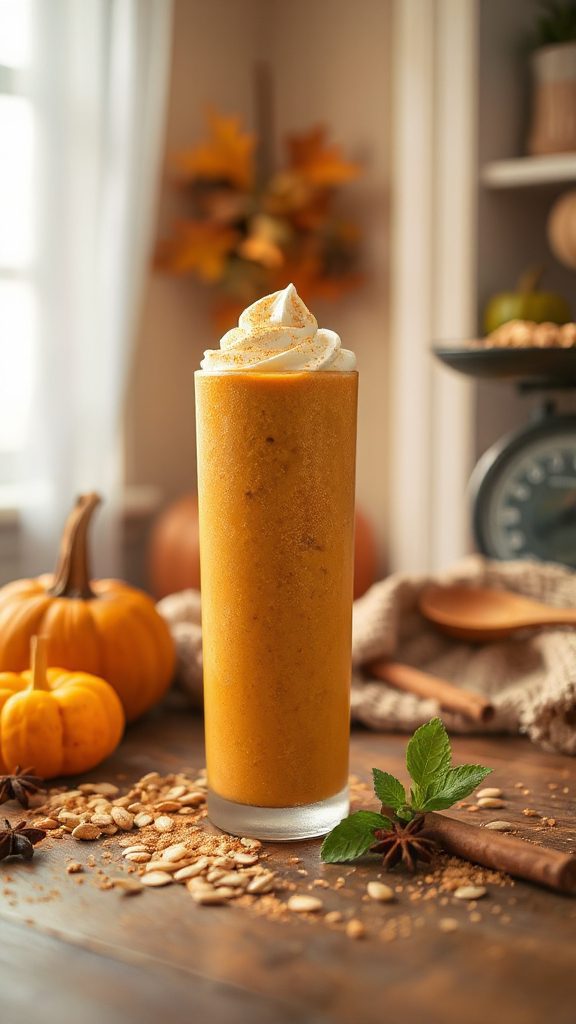 creamy pumpkin pie smoothie