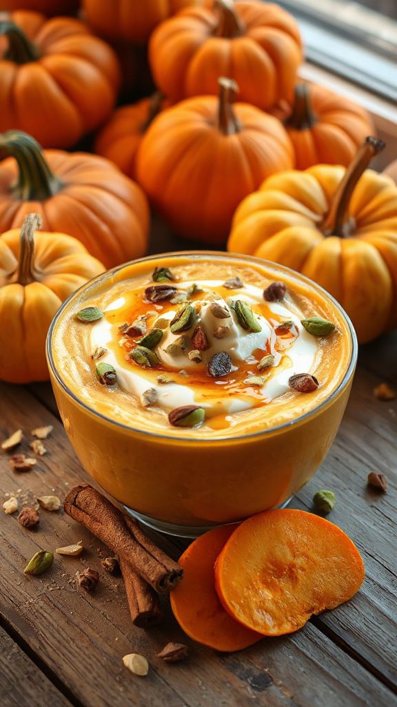creamy pumpkin protein delight