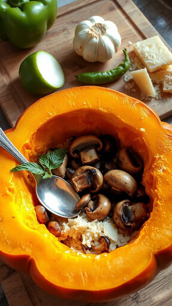 creamy pumpkin risotto recipe