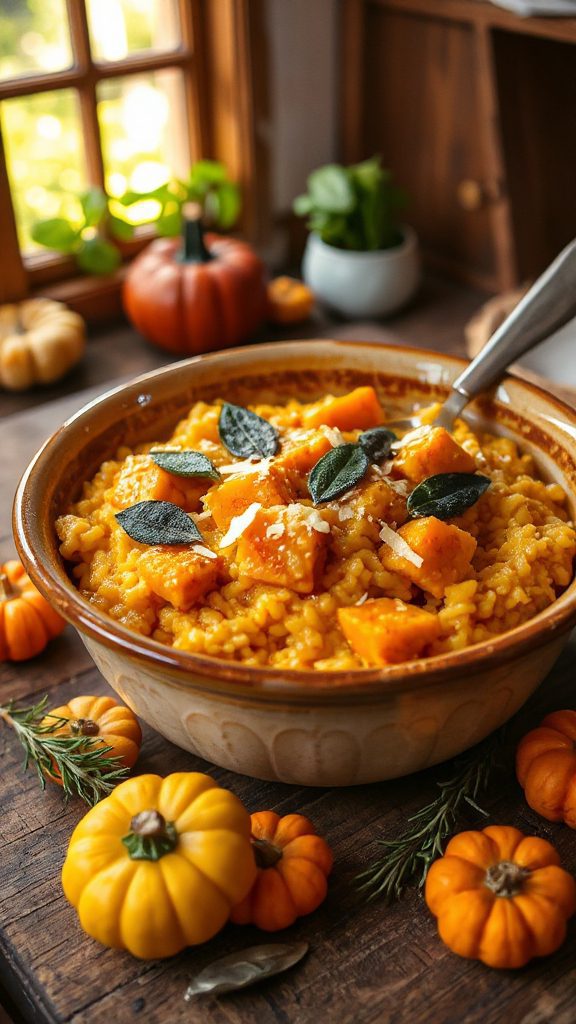 creamy pumpkin risotto recipe