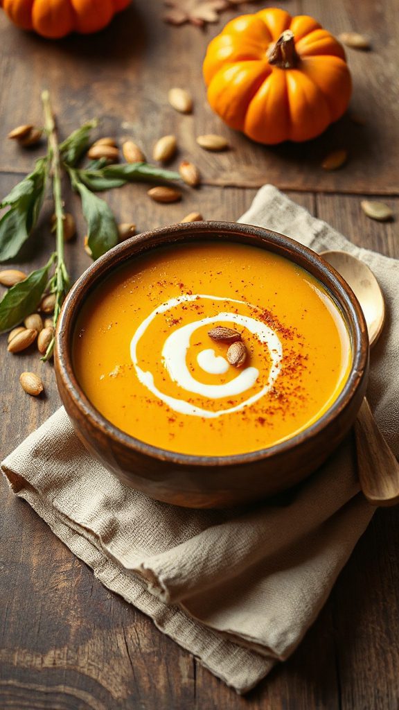 creamy pumpkin soup recipe