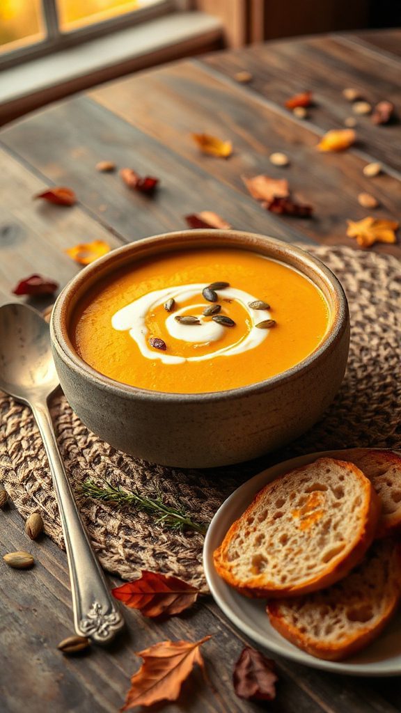 creamy pumpkin soup recipe