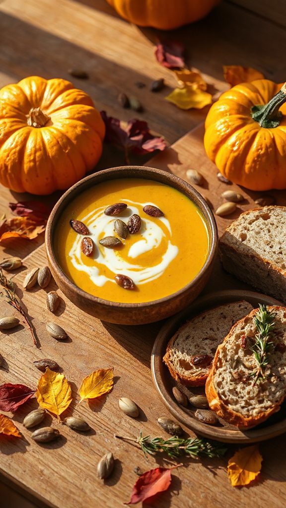 creamy pumpkin soup recipe